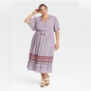 Knox Rose Lavendar Maxi Dress